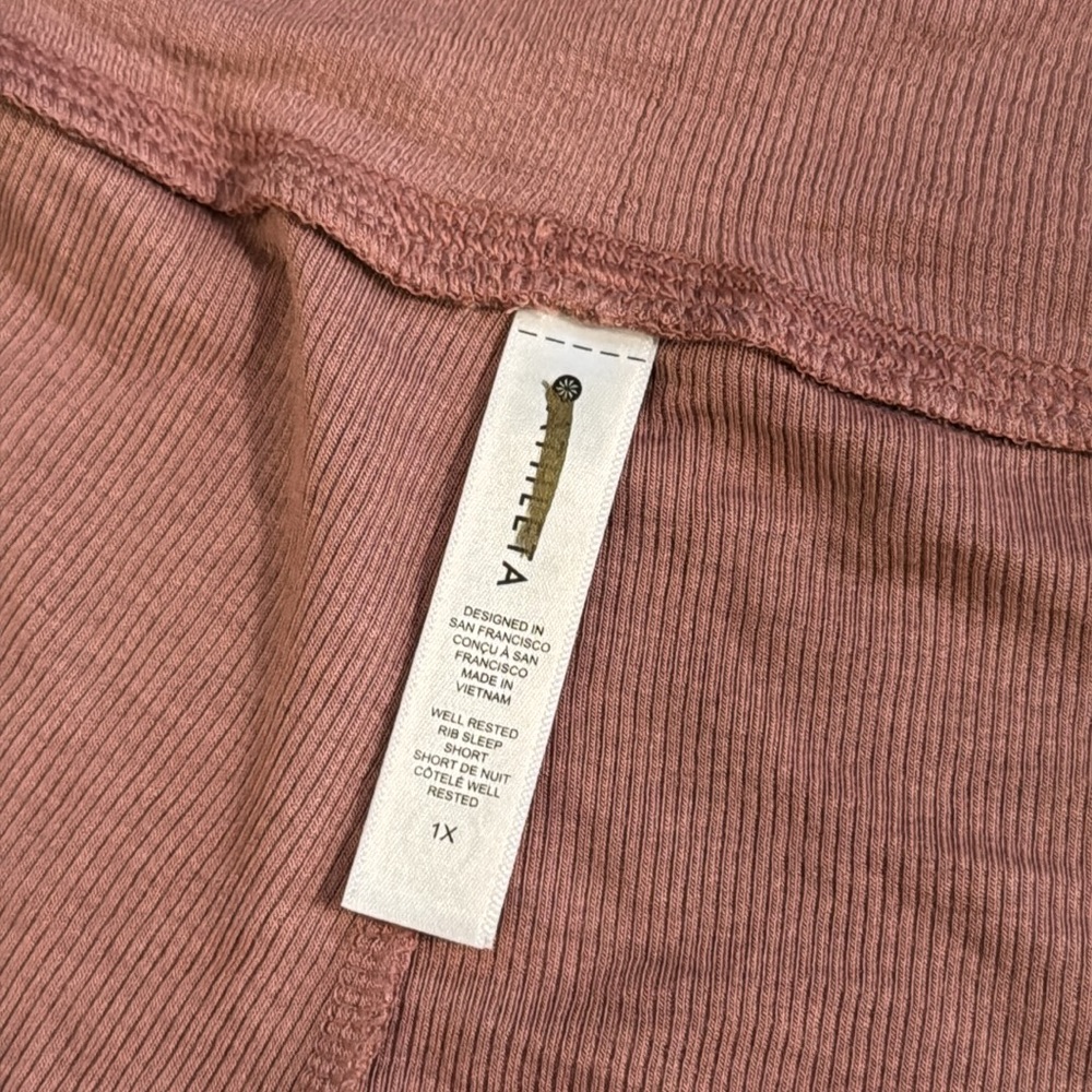 NEW Athleta Well Rested Rib Sleep Short women’s - Picture 4 of 6